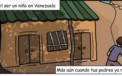 No es fácil ser un niño en Venezuela