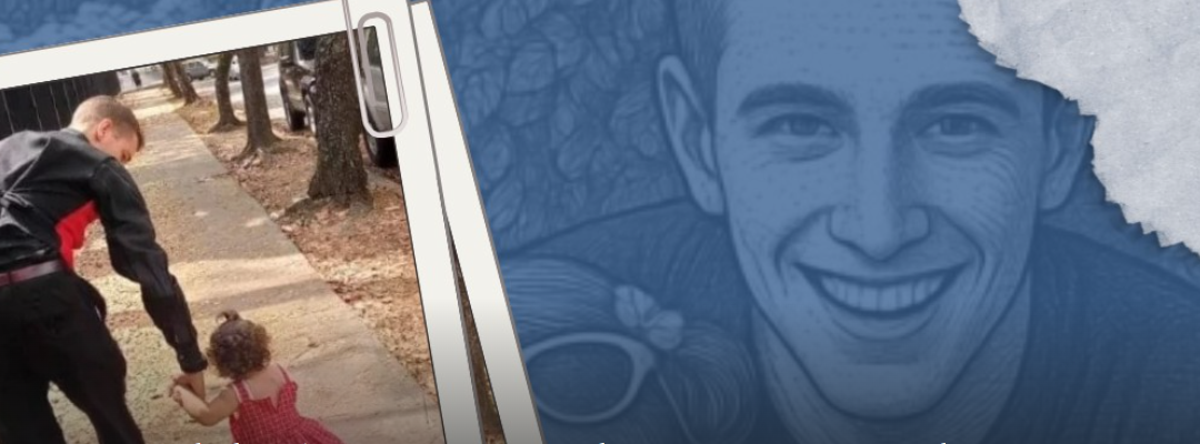 Crystal, la niña que corre a la puerta esperando a papá