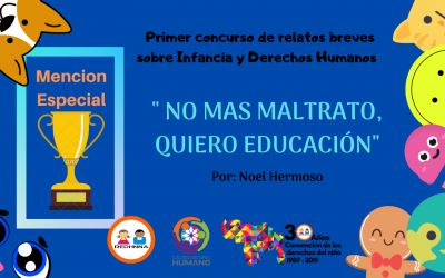 No más maltrato, quiero educación
