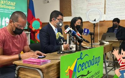 Cecodap: “El reclutamiento de niños, niñas y adolescentes por el crimen organizado es una forma de esclavitud moderna”