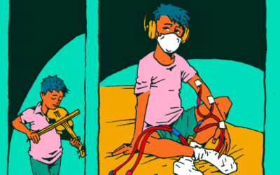 Luis sueña con recibir un trasplante y volver a tocar el violín